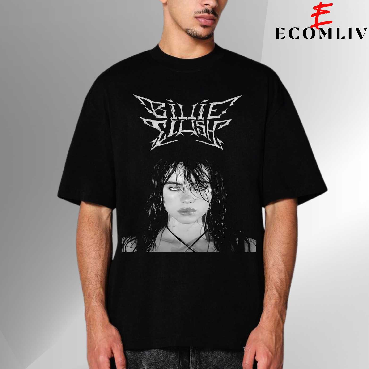 Billie Eilish Vintage Music Tee, Unisex T-Shirt